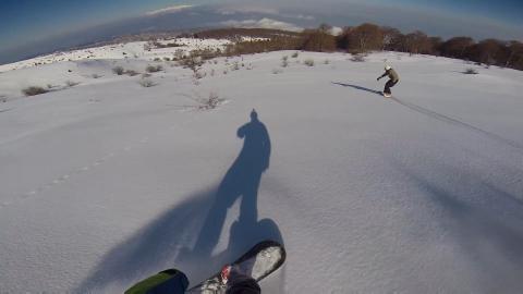 Freeride Ski at Kissavos Mοuntain