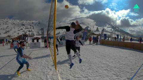 Snow Volley Mainalo Greece