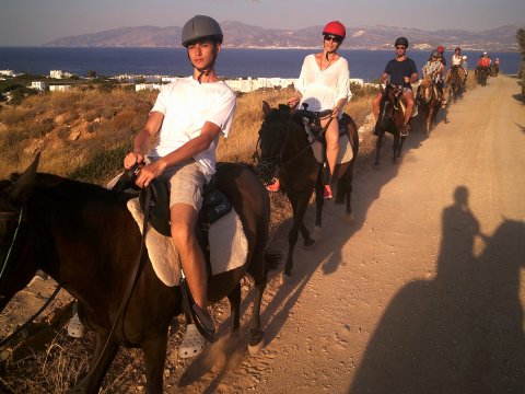 Horse Riding Tour Paros Kokou Greece ιππασια αλογα sunset.jpg5