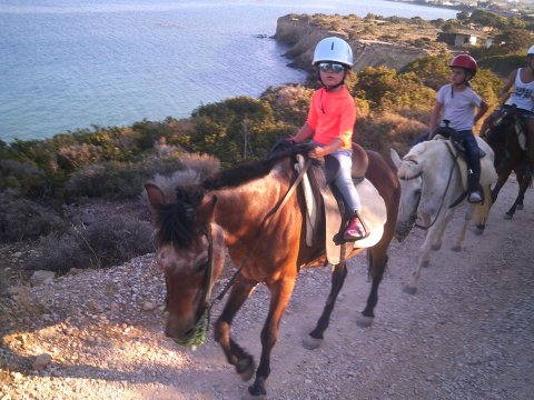 Horse Riding Tour Paros Kokou Greece ιππασια αλογα sunset.jpg4