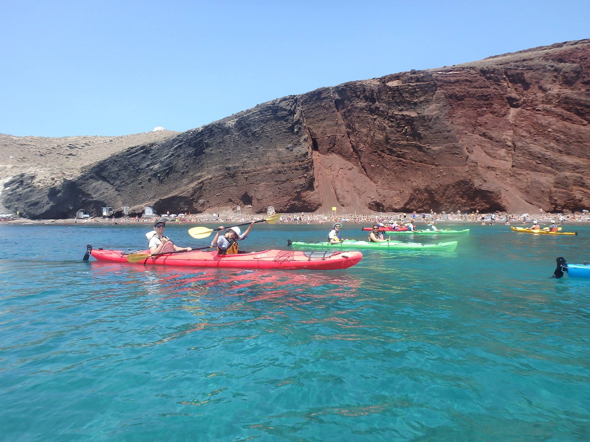 Santorini Sea Kayak Half Day Tour