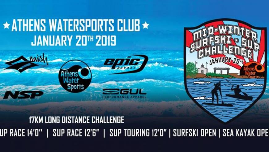 Athens Watersports‎Mid Winter SUP & Surfski Challenge 2019