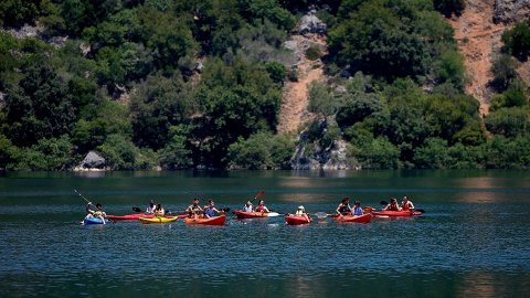 Kayak, SUP, Canoe in Ziros Lake 