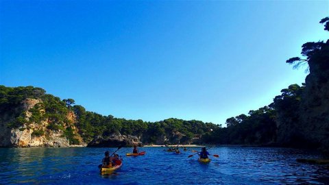 sea kayak parga preveza greece into the wild