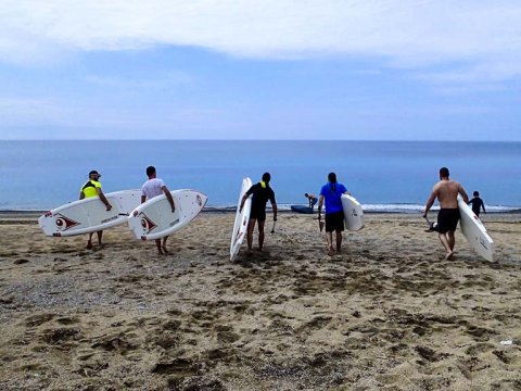 SUP-Hiking in Alonaki-Skala, Preveza parga greece into the wild