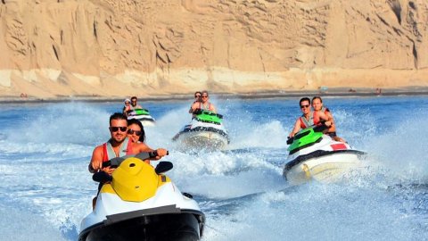 santorini jet ski safari tour greece wavesports