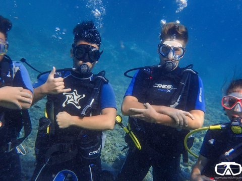 Azure Diving Center open water courses toroni halkidiki greece μαθηματα καταδυσης