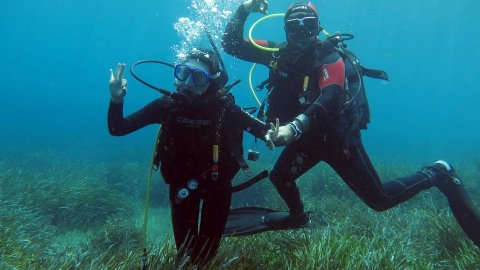 Try Scuba Diving in Santorini