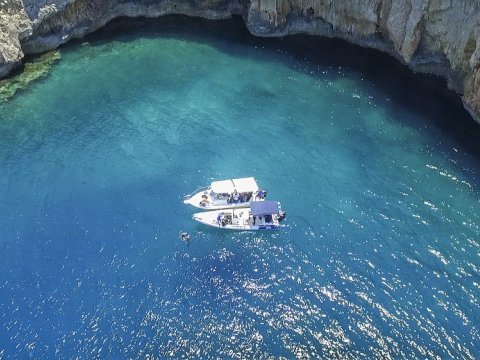 Boat Trip Guided Snorkeling Chania greece