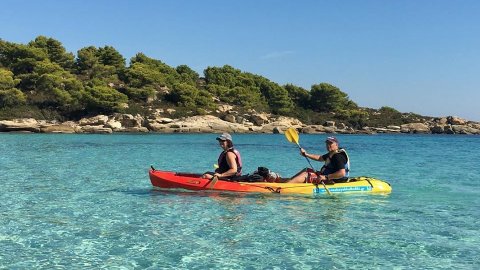 Day Sea Kayak Trip Halkidiki Greece Tour