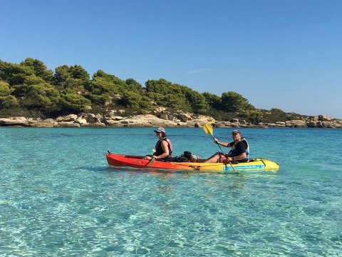 Day Sea Kayak Trip Halkidiki Greece Tour