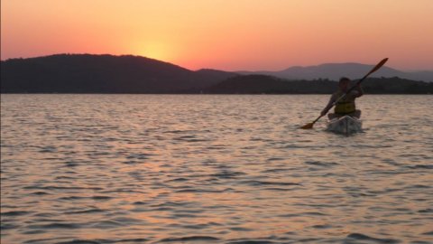 Sunset Sea Kayak Trip Halkidiki Greece tour Vourvourou.jpg8