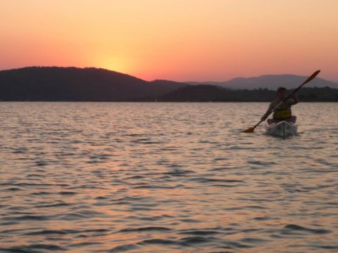 Sunset Sea Kayak Trip Halkidiki Greece tour Vourvourou.jpg8