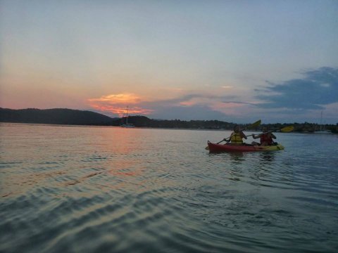 Sunset Sea Kayak Trip Halkidiki Greece tour Vourvourou.jpg3