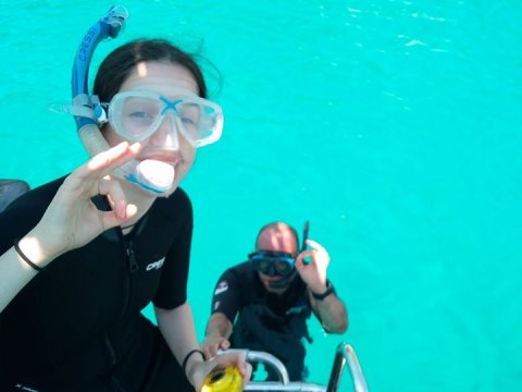 Snorkeling with Boat Lefkada Greece Lefkas (2)