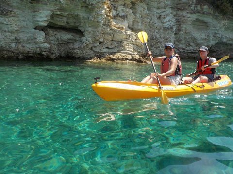 Sea Kayak Tour Lefkada Blue Cave periplus Greece