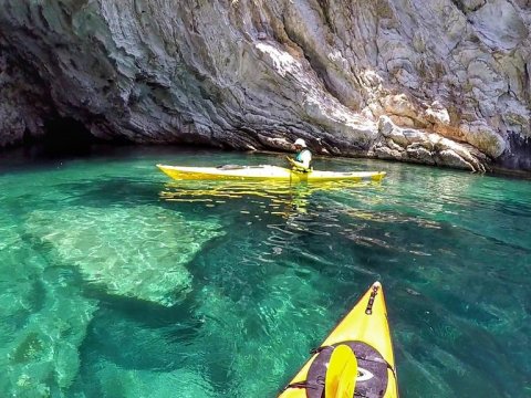 Sea Kayak Tour Lefkada Greece  Blue Cave Periplus 5
