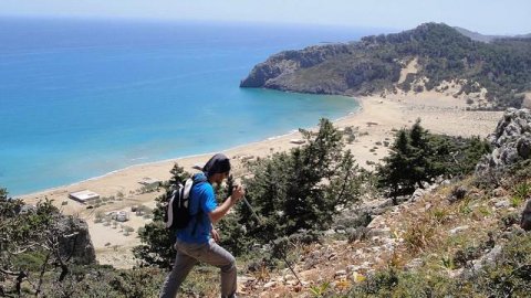 Rhodes hiking Greece Roads πεζοπορια Ροδος Tsambika.jpg6