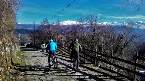 Mountain Biking at Elati Village, Zagori Epirus