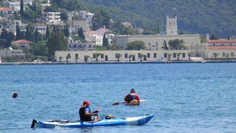 Sea Kayak Tour Poros Greece Tribal (3)