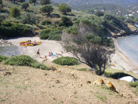 Sea Kayak Tour Poros Greece Tribal (4)