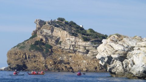 Sea Kayak Tour Poros Greece Tribal (12)