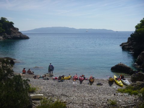 Sea Kayak Tour Porto Xeli Greece tribal Cheli (6)