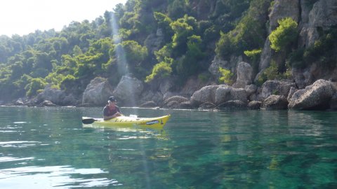 Sea Kayak Tour Porto Xeli Greece tribal Cheli (12)