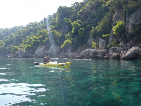 Sea Kayak Tour Porto Xeli Greece tribal Cheli (12)