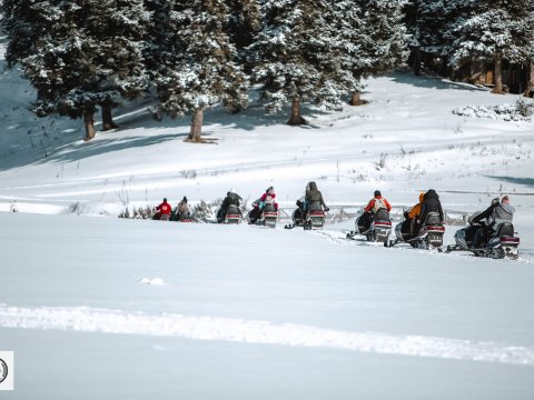 Snowmobile pertouli Greece extreme