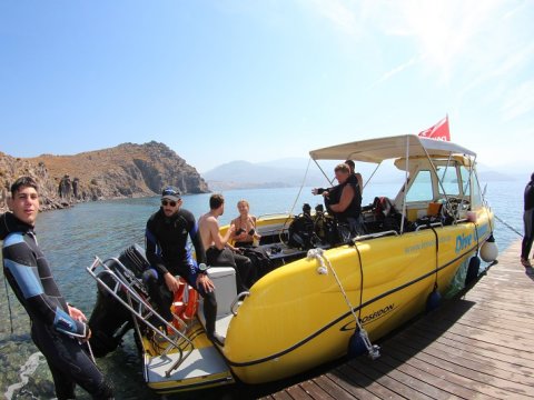 Lesvos Discover scuba diving center Greece καταδυσεις