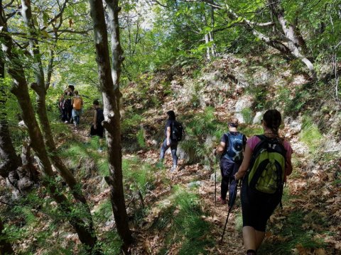 Hiking Kounoupitsa waterfall Pozar thermal springs Greece Green Oliver Πεζοπορια (8)