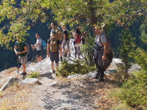 Hiking Kounoupitsa waterfall Pozar thermal springs Greece Green Oliver Πεζοπορια (3)