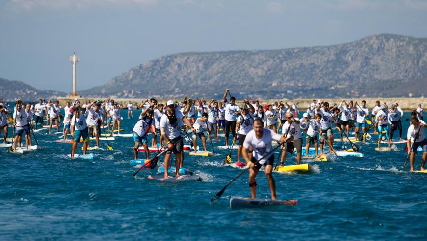 SUPs‎9th Corinth Canal SUP Crossing 2019 3