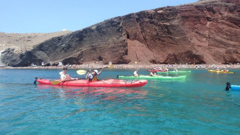 Santorini Sea Kayak Half Day Tour