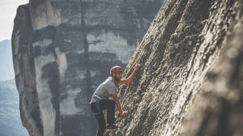 Rock climbing Meteora