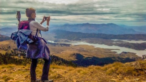 Hiking to Flega Peak and Dragon Lakes Valia Calda