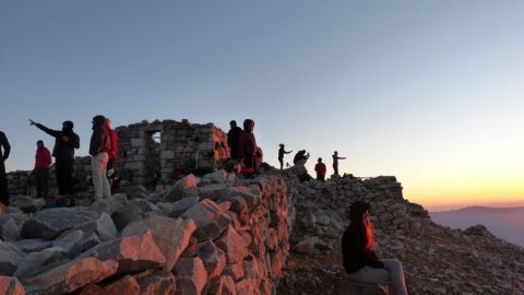 Hiking Summit of Taygetos Mountain near Sparta