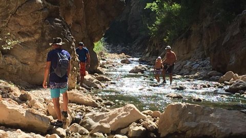 River Trekking in Neda Waterfalls