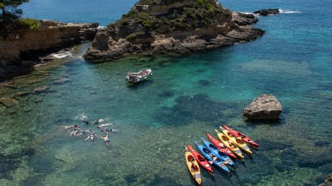 Καγιάκ στον Όρμο του Ναυαρίνου