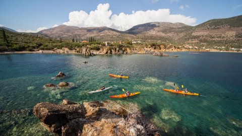 Καγιάκ στην Μάνη 