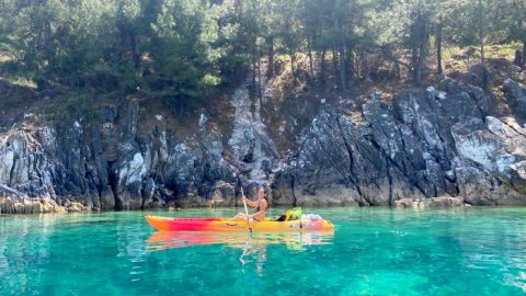 Sea Kayak Tour Thasos/Porto Vathi-Skala Potamias