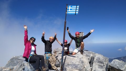 Two-day ascent to Olympus, ascent to Mytikas 2918m