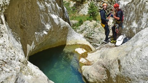 Canyoning in Inachos Arcadia