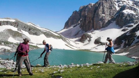 Hiking Alpin Lake Drakolimni Tymfi,Papingo Epirus