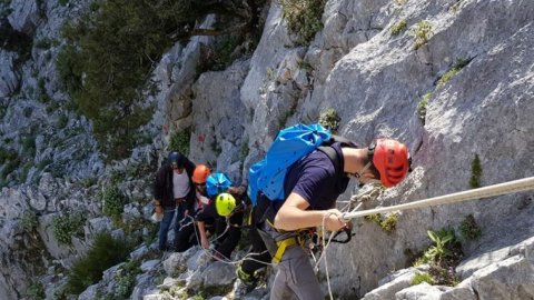 Via Ferrata στην Πάρνηθα Αθήνα