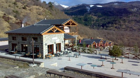 Stone Houses Grammos Mountain