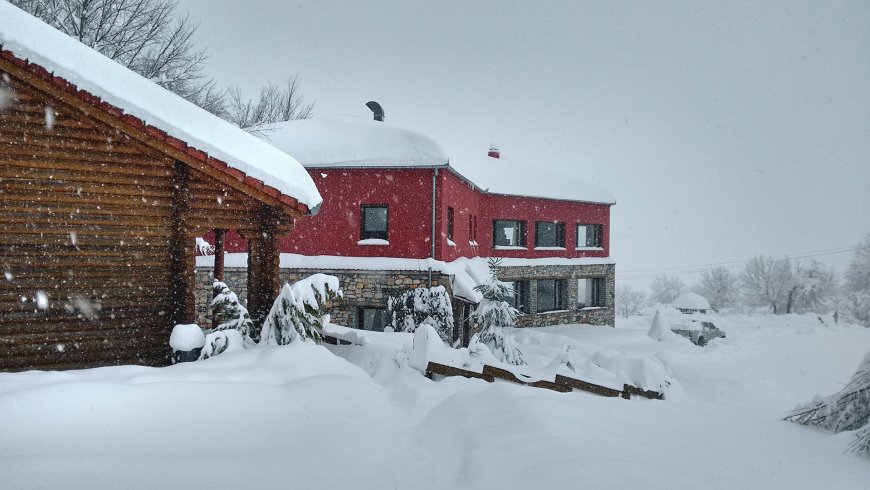 Wooden Houses Drama near Nestos