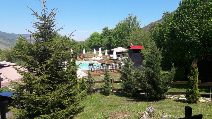 Wooden Houses Drama near Nestos