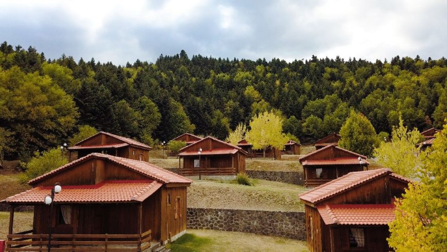 Wooden Houses Megali Kapsi near Karpenisi